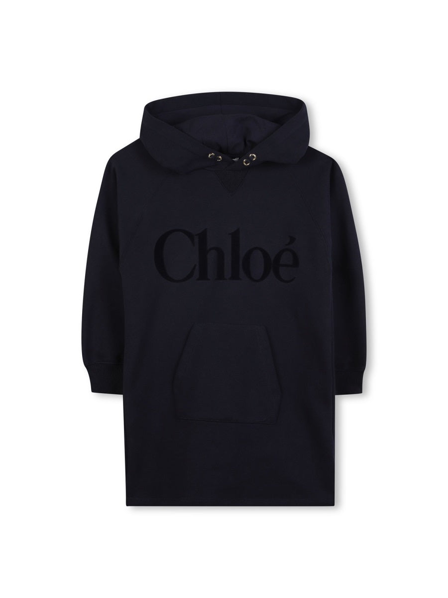 CHLOÉ Mini Hooded Dress for Girls