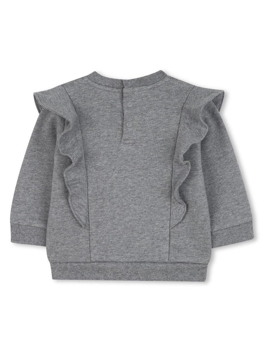 CHLOÉ Mini Logo Sweatshirt for Girls