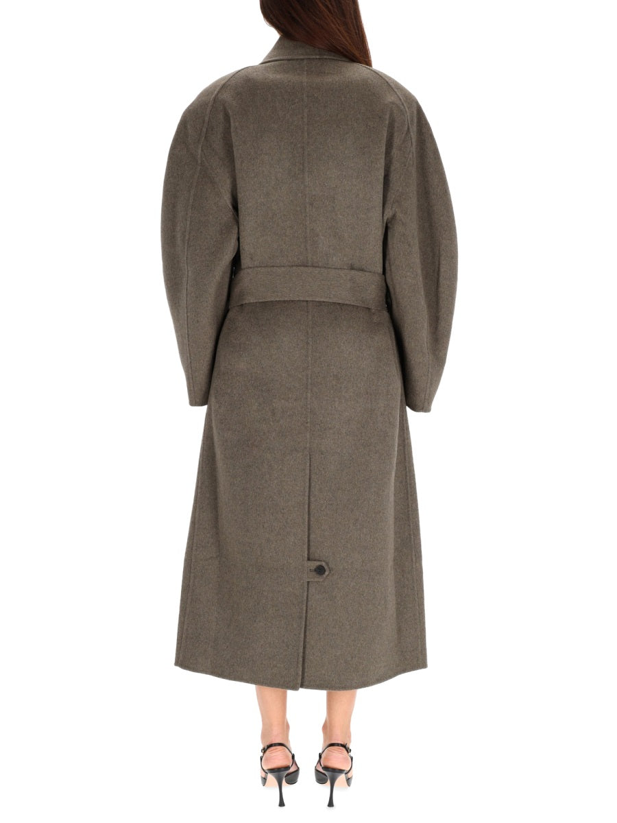 JACQUEMUS Sophisticated Virgin Wool Trench Coat for Women