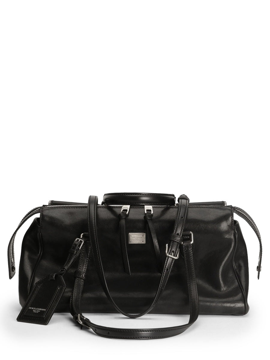 DOLCE & GABBANA Mini Leather Shoulder Bag