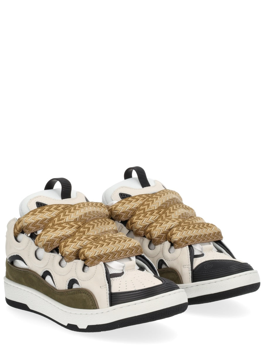 LANVIN Unisex Leather Mini Sneakers for FW25