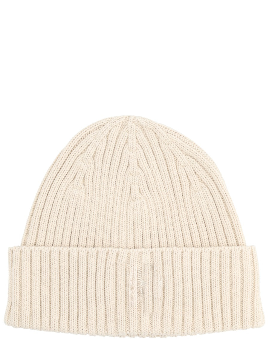 MAISON KITSUNÉ Cotton Beanie for Men - FW25 Collection