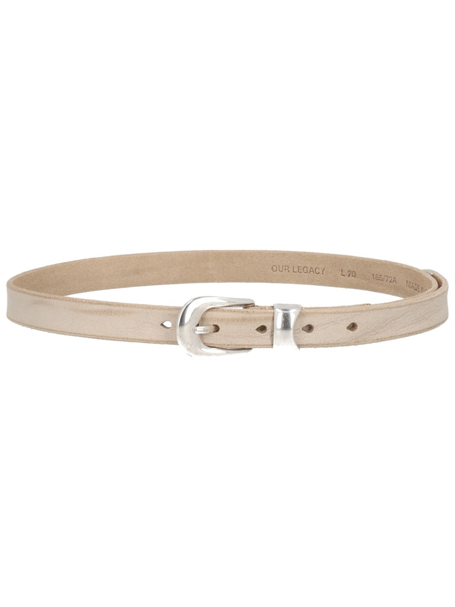 OUR LEGACY Classic Leather Belt for Men - FW25 Collection