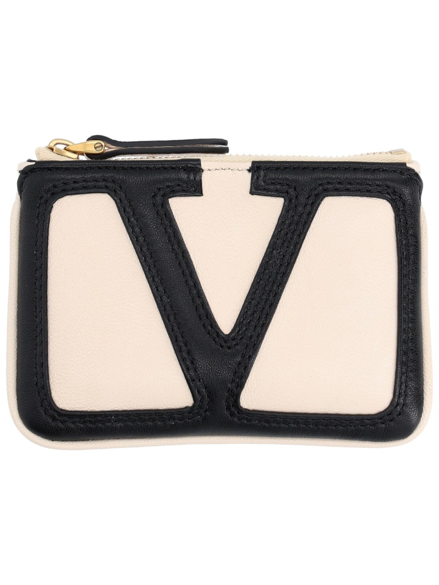VALENTINO GARAVANI Mini Leather Wallet for Men - FW25 Collection