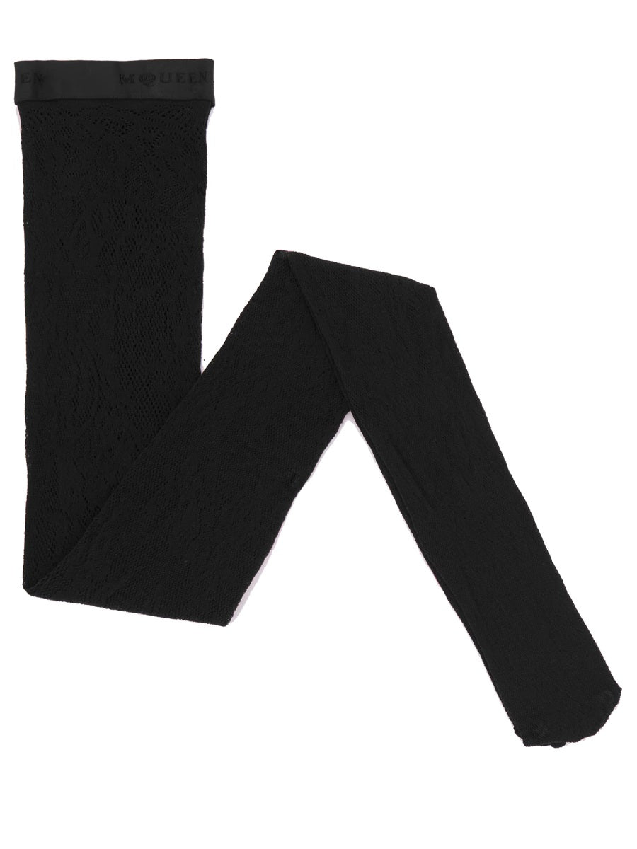 ALEXANDER McQUEEN Sophisticated Textured Socks for Women