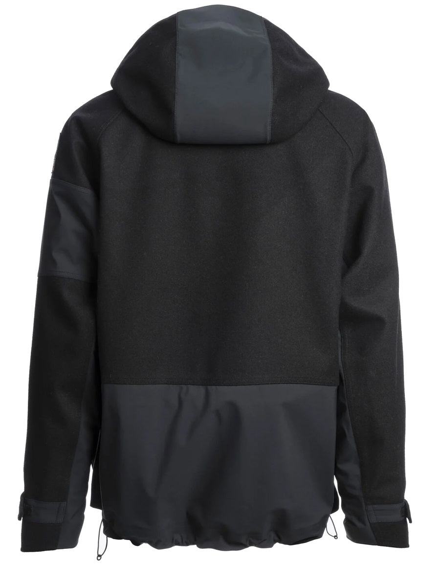 PARAJUMPERS Men's Classic Wool Blend Trench Coat