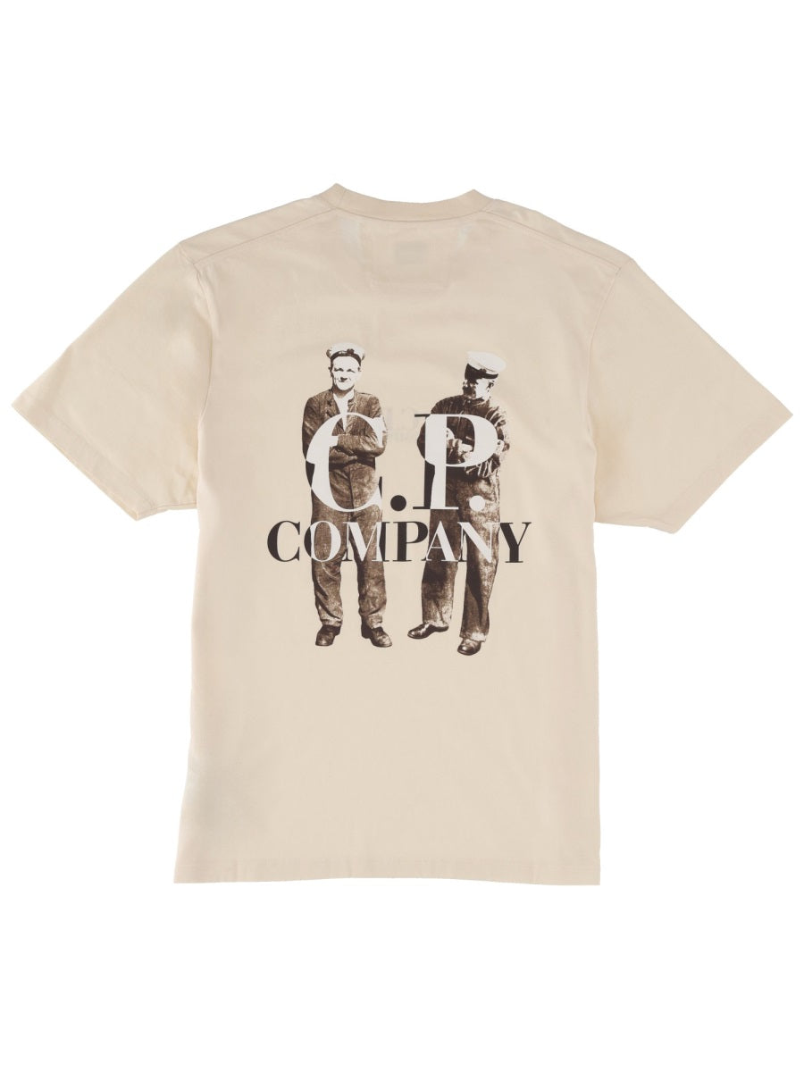 C.P. COMPANY Men's Classic Cotton T-Shirt - FW25 Collection