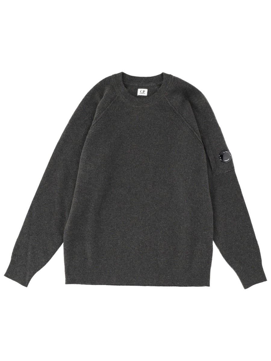 C.P. COMPANY Classic Wool-Blend Sweater for Men - FW25