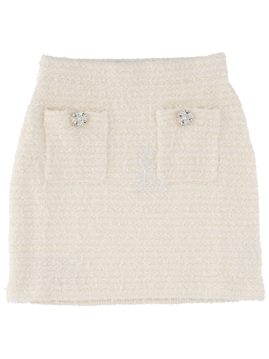 SELF-PORTRAIT Elegant Mini Skirt for Women - FW25 Collection