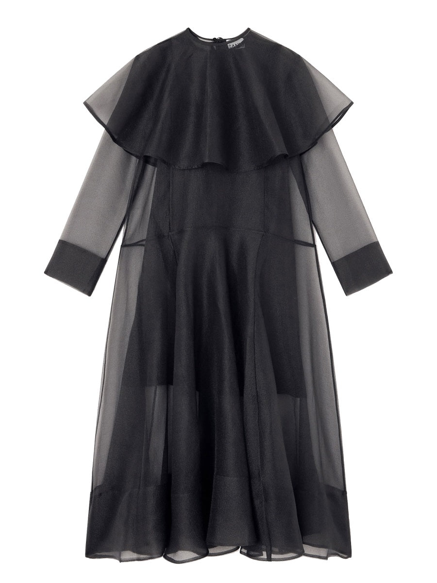 GANNI Chic Recycled Mini Dress for Women - FW25 Collection