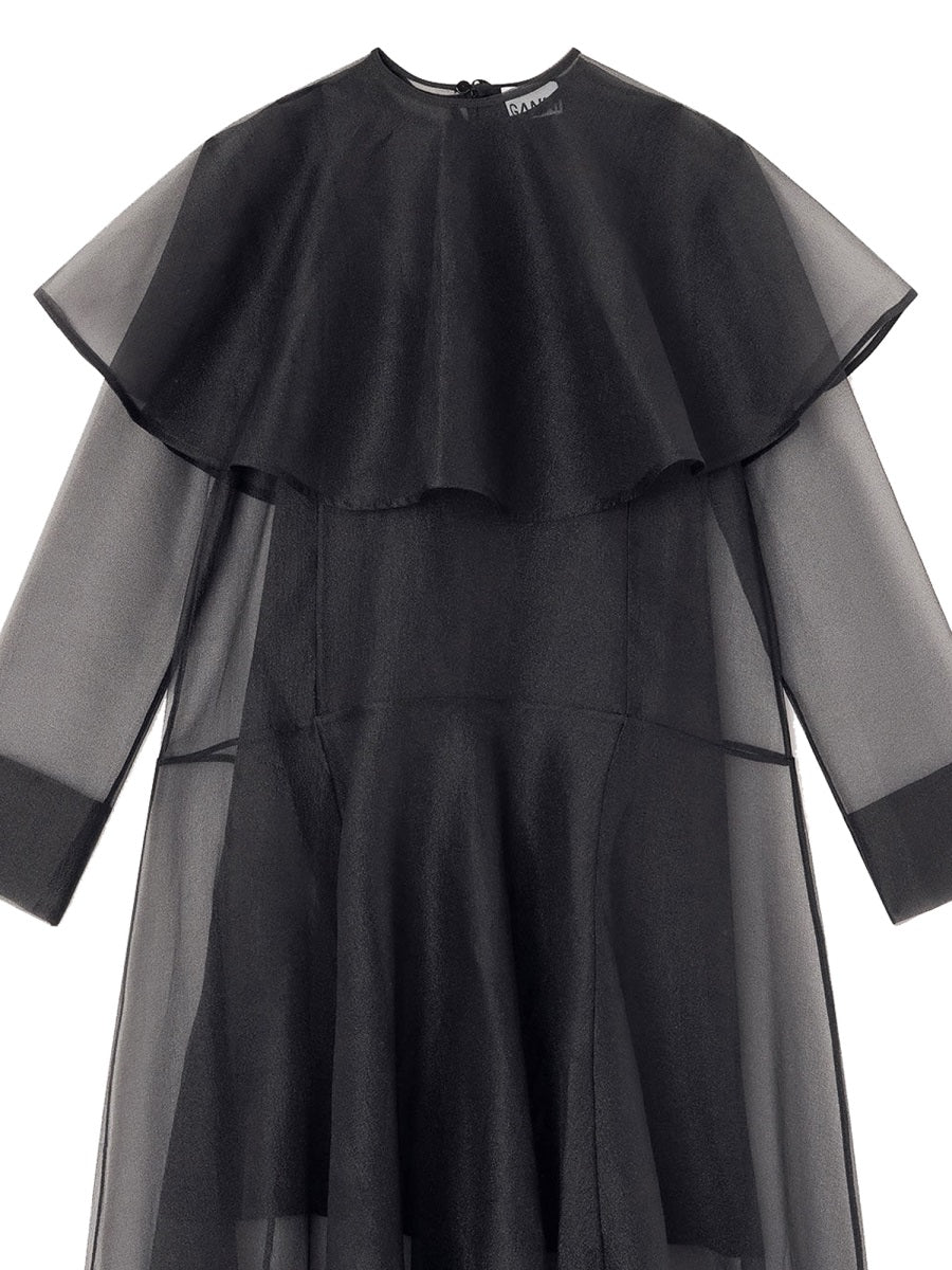 GANNI Chic Recycled Mini Dress for Women - FW25 Collection