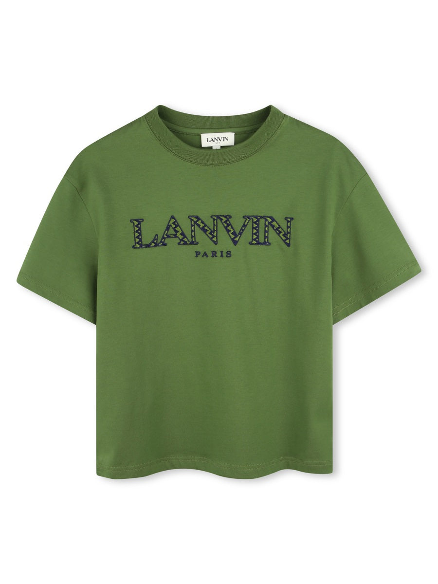 LANVIN Mini Logo T-Shirt for Kids