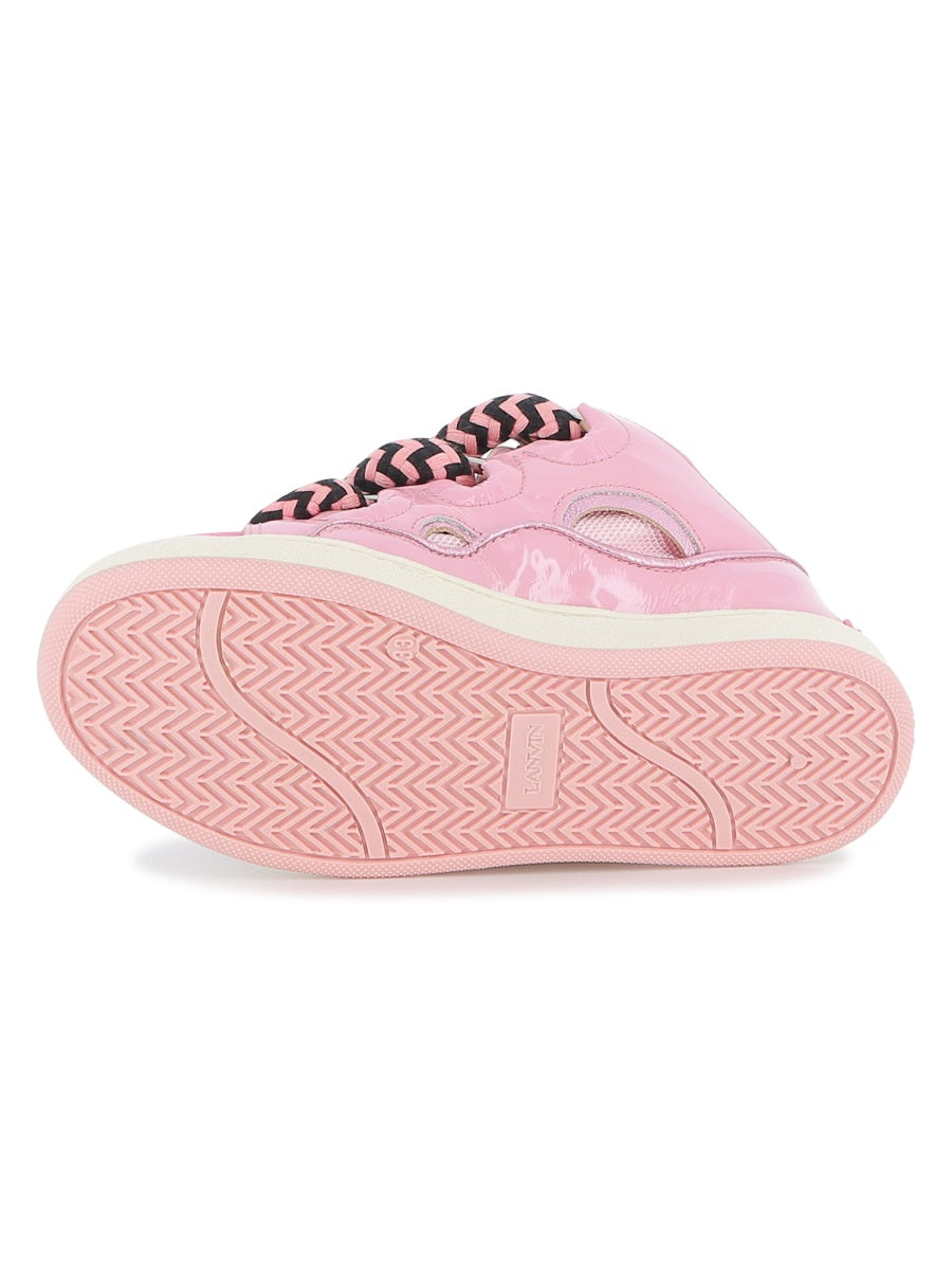 LANVIN Unisex Mini Leather Sneakers for Kids