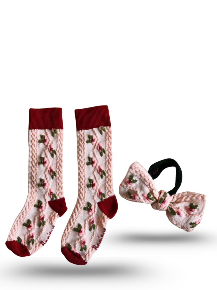 BONJOUR Mini Sock Set with Clip