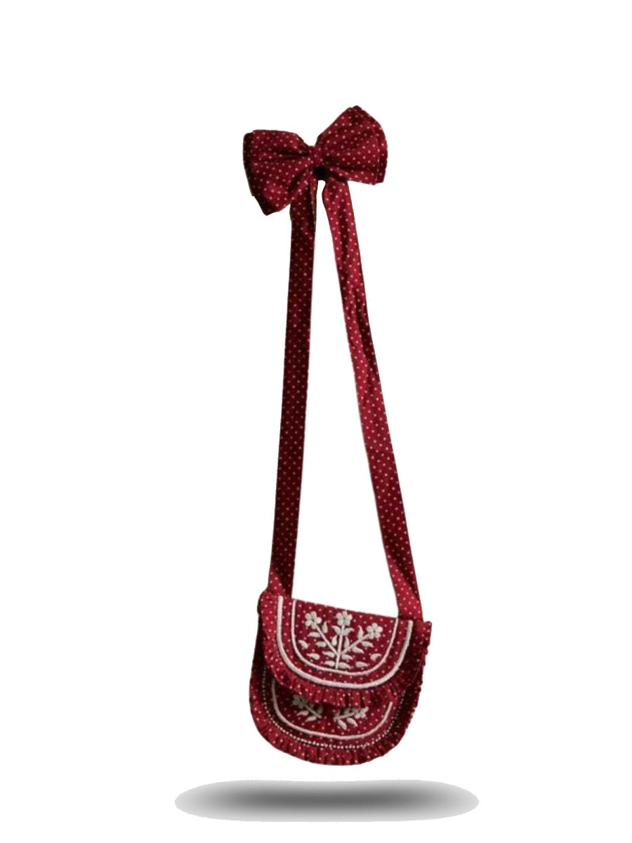 BONJOUR Mini Handbag Set with Clip for Girls