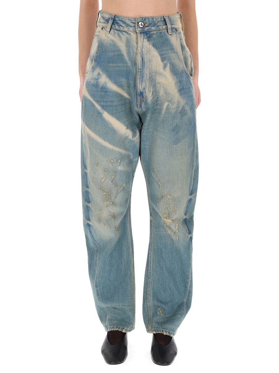 VIVIENNE WESTWOOD Cotton Denim Jeans for Women - FW25