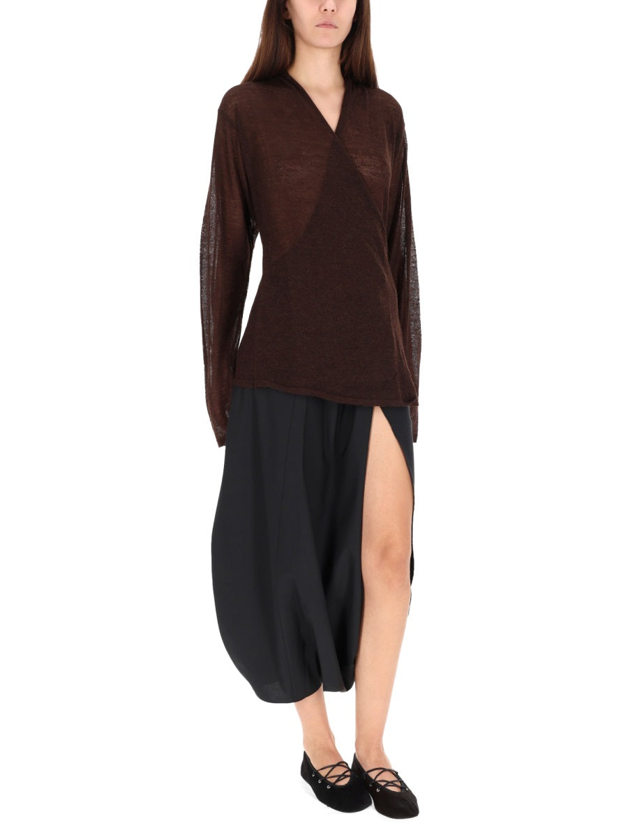 PALOMA WOOL Mini Skirt in Recycled Fabric Blend