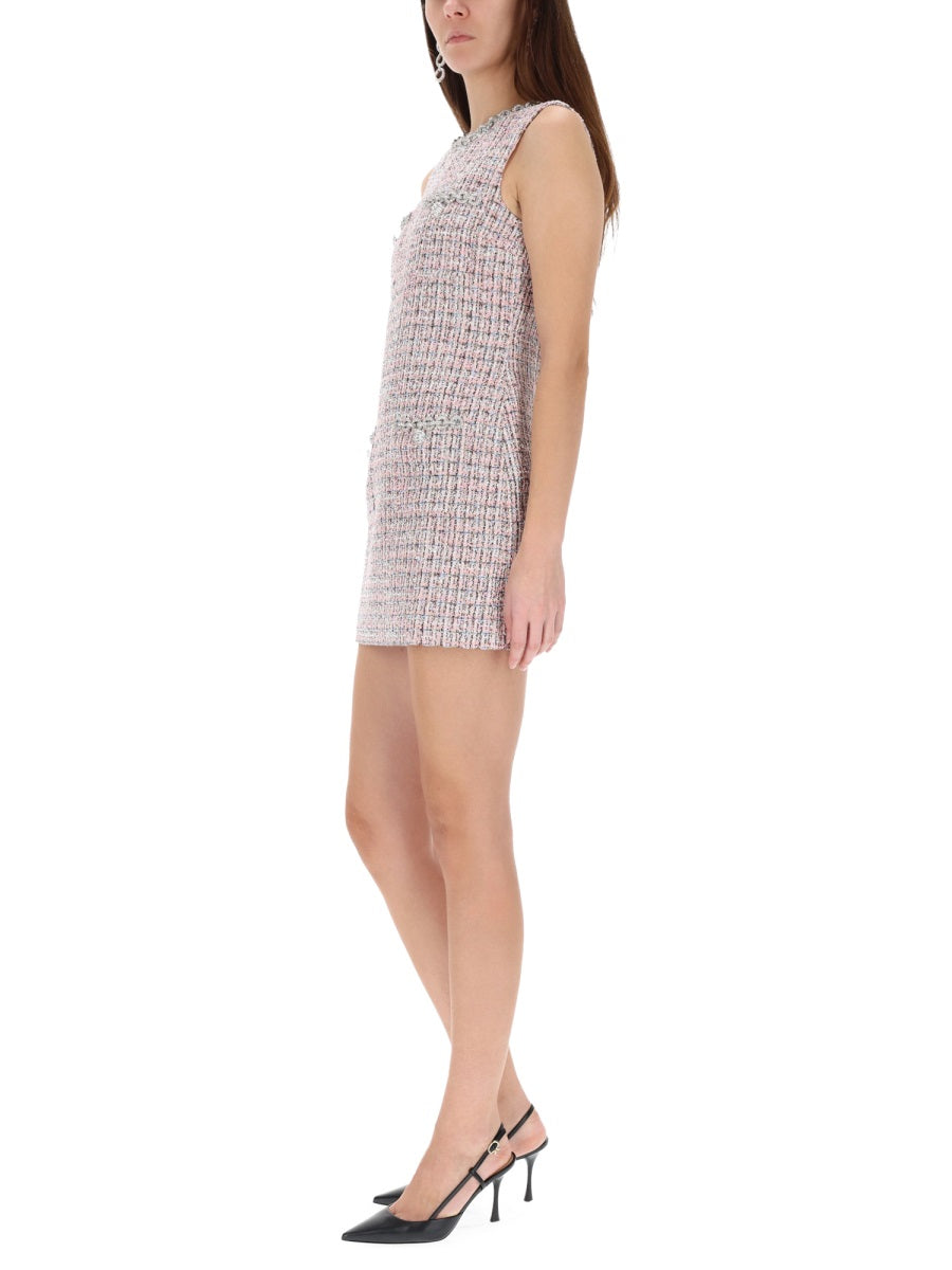 SELF-PORTRAIT Wool Blend Mini Dress for Women