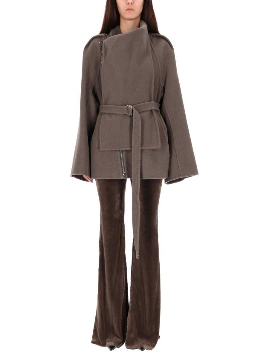 RICK OWENS Luxurious Cashmere Jacket for Women - FW25 Collection