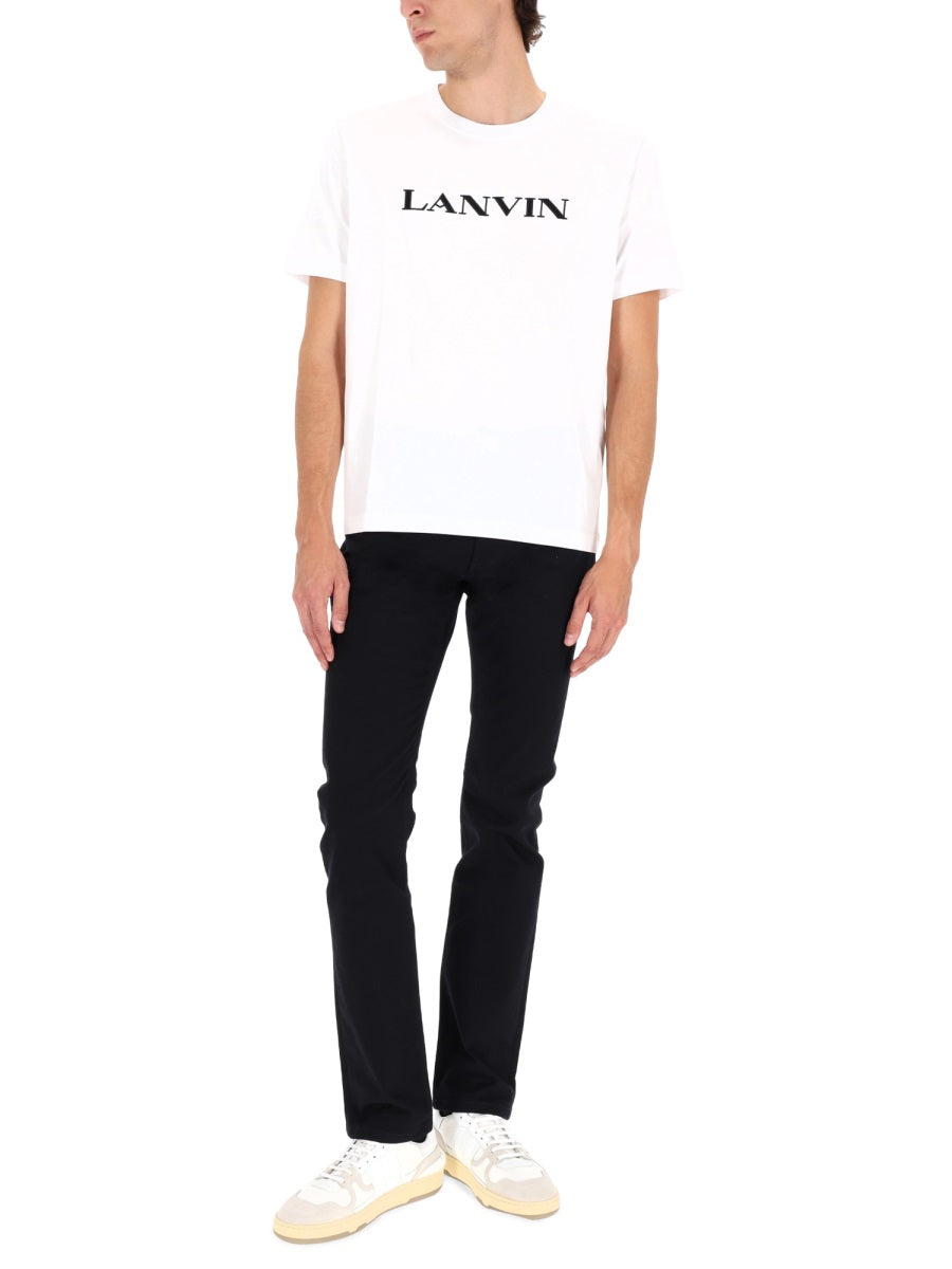 LANVIN Essential Cotton Tee for Men - FW25 Edition
