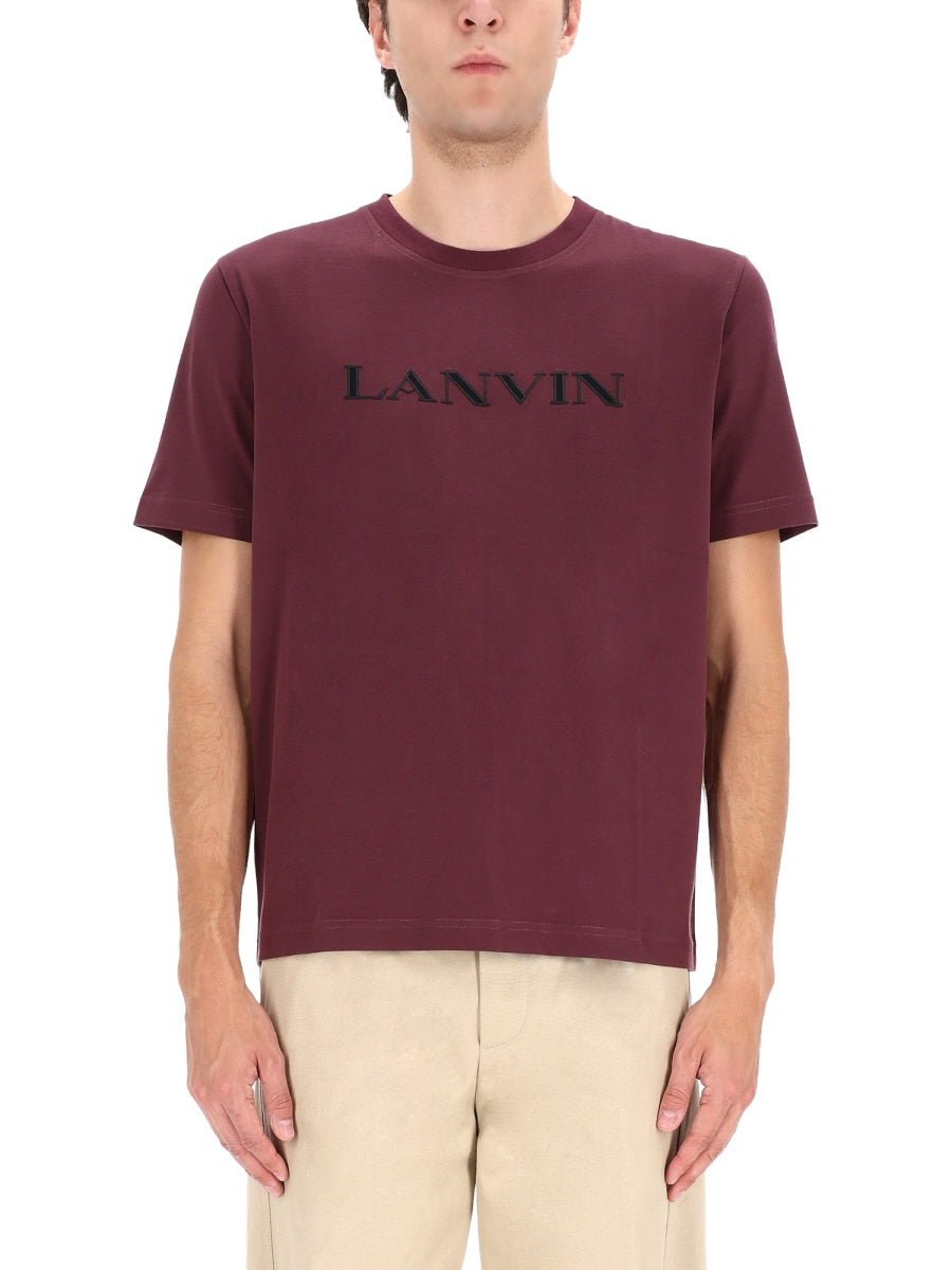 LANVIN Cotton Blend T-Shirt for Men - Fall Collection