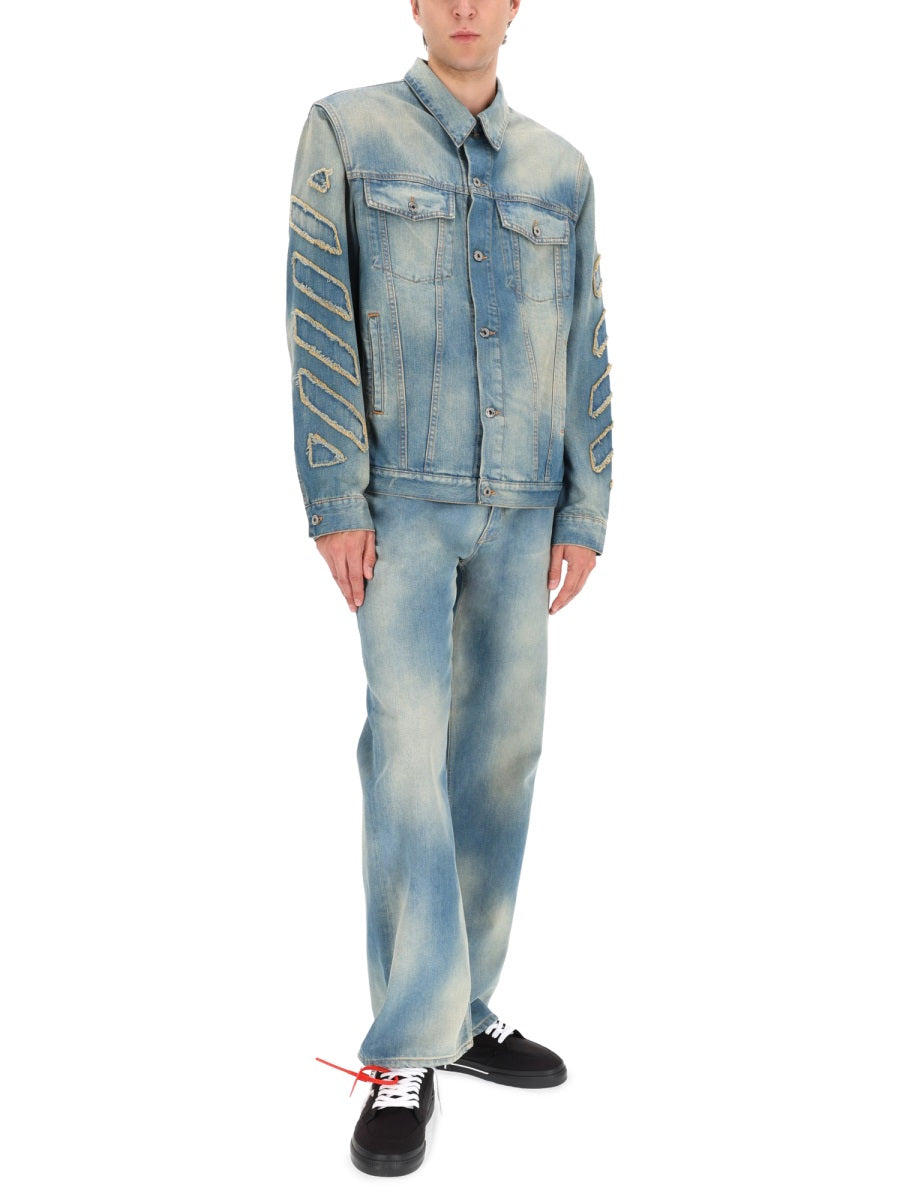 OFF-WHITE Classic Denim Jeans for Men - FW25