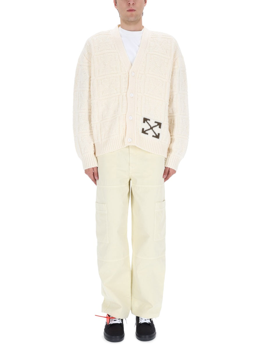 OFF-WHITE Men's Premium Wool Blend Sweater