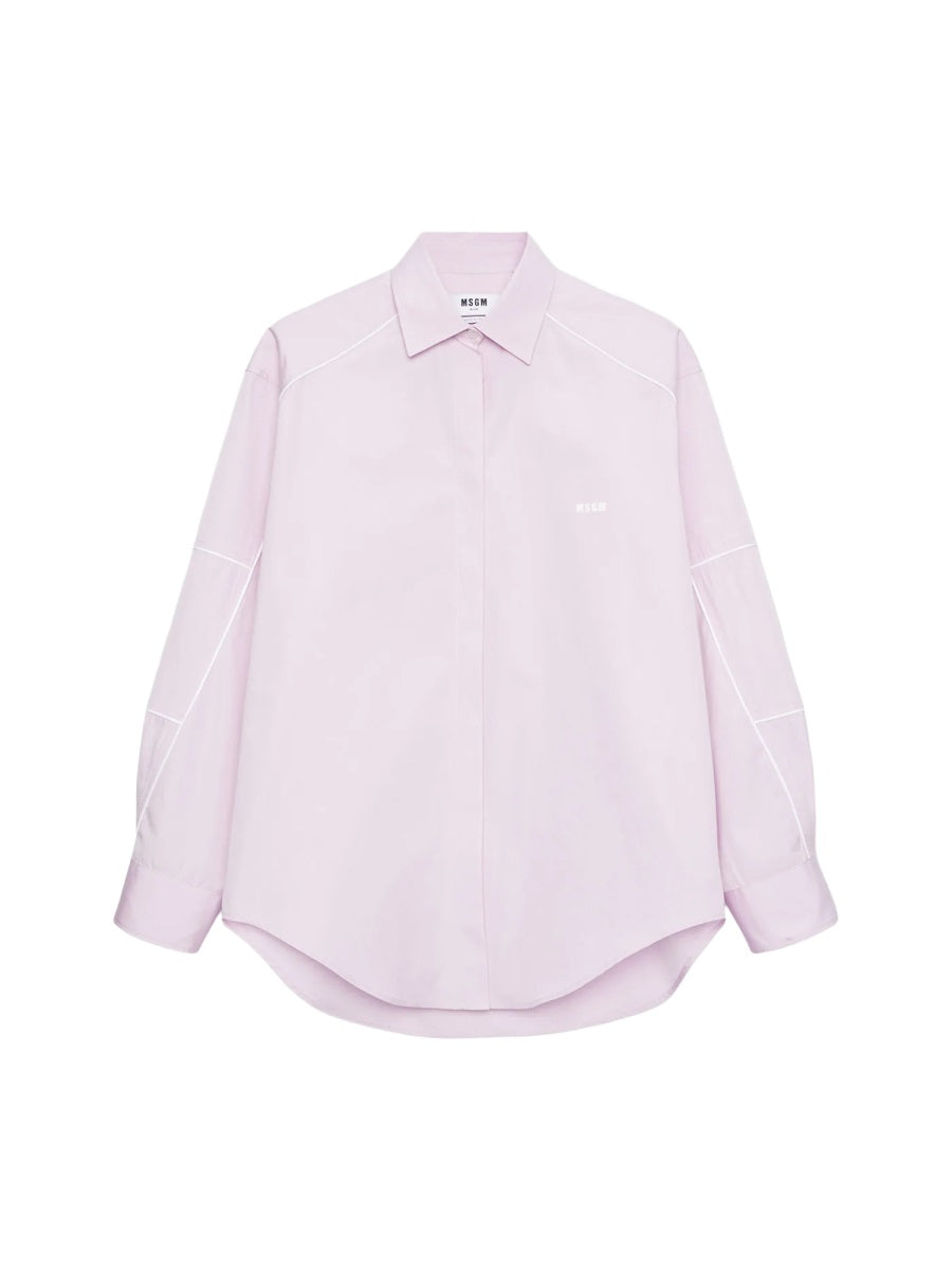 MSGM Cotton Shirt for Women - FW25 Collection