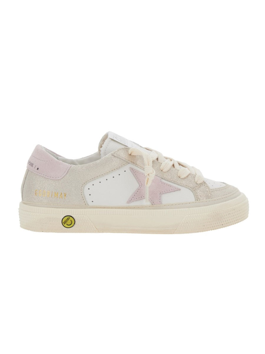GOLDEN GOOSE Mini Double Quarter Nappa Sneakers for Girls