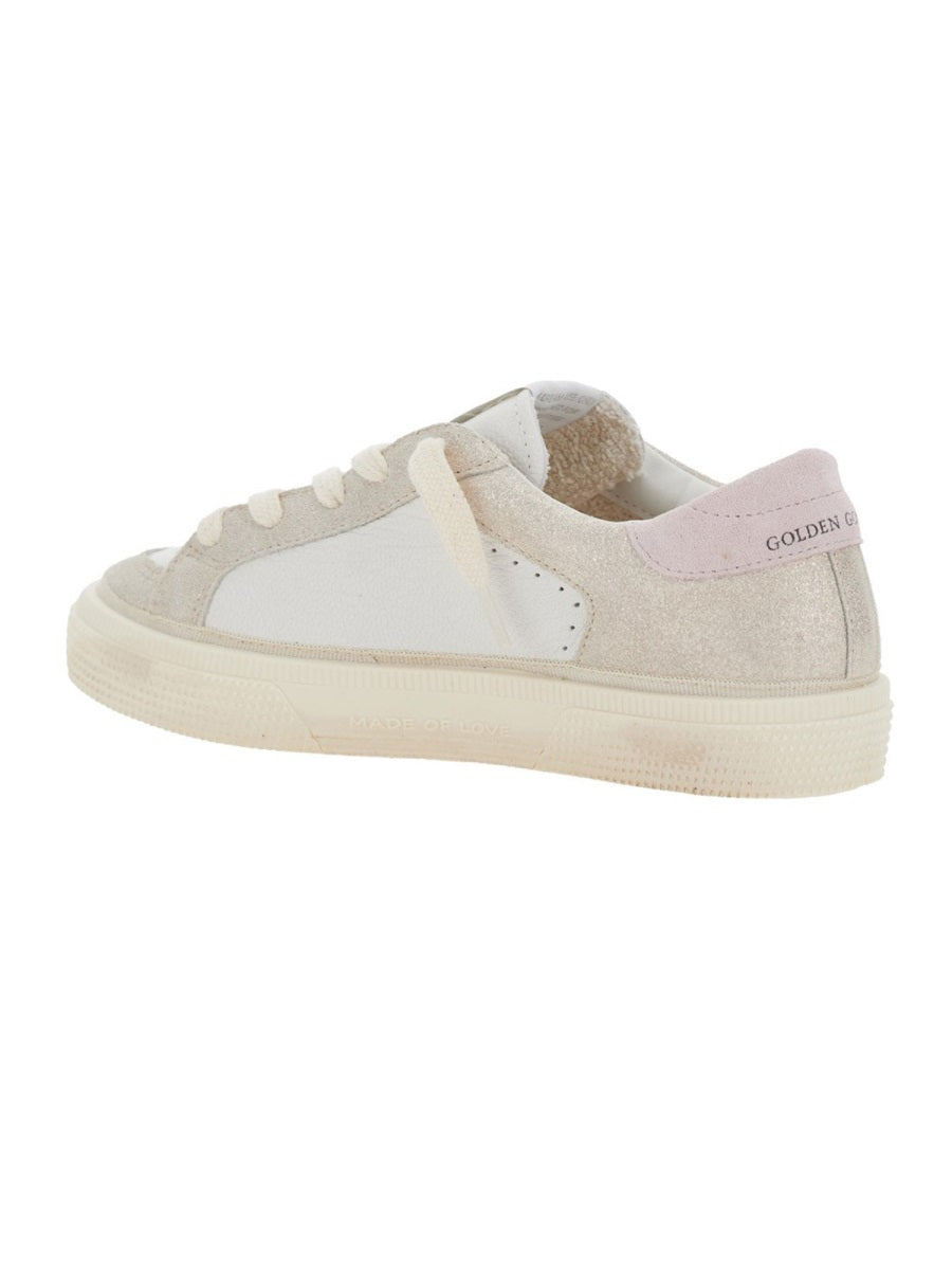 GOLDEN GOOSE Mini Double Quarter Nappa Sneakers for Girls