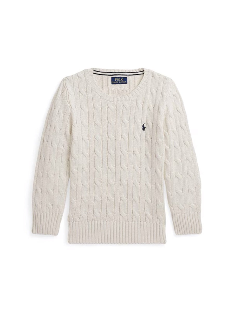POLO RALPH LAUREN Cozy Cable Knit Sweater for Boys