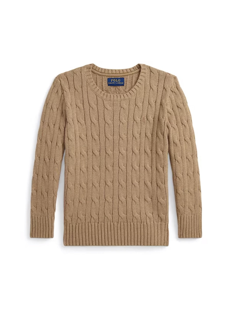 POLO RALPH LAUREN Boys' Long Sleeve Cable Knit Sweater