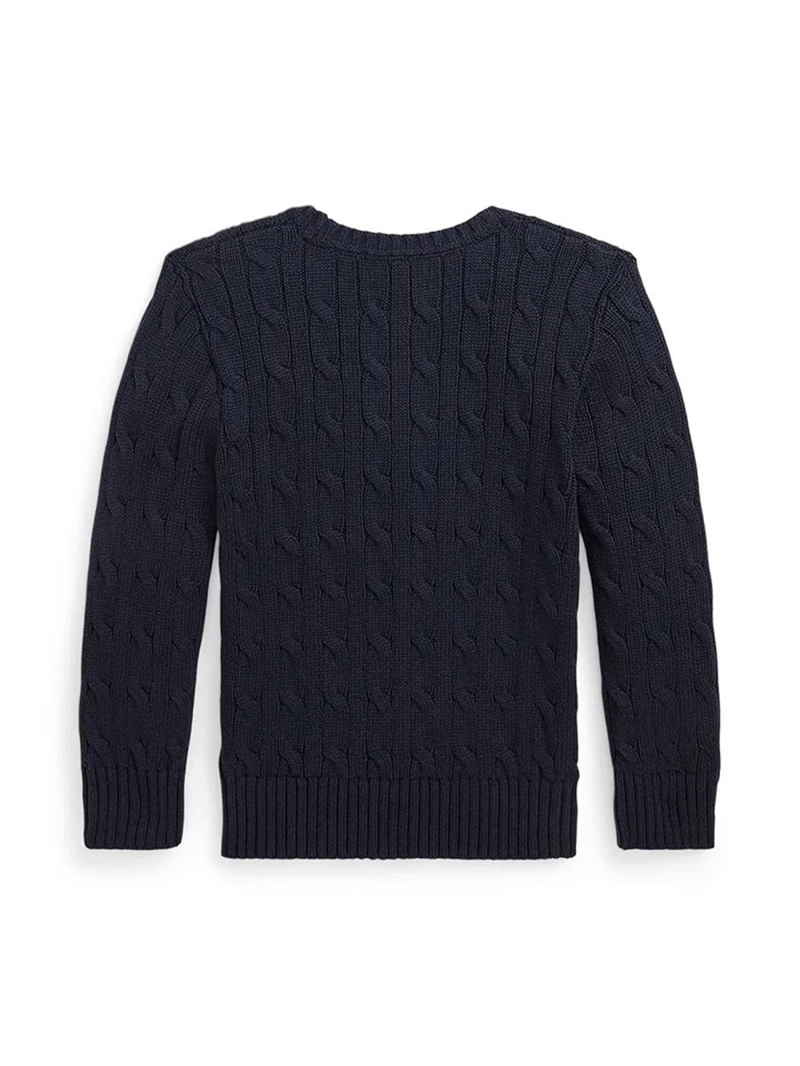 POLO RALPH LAUREN Boys' Mini Cable Knit Long Sleeve Sweater