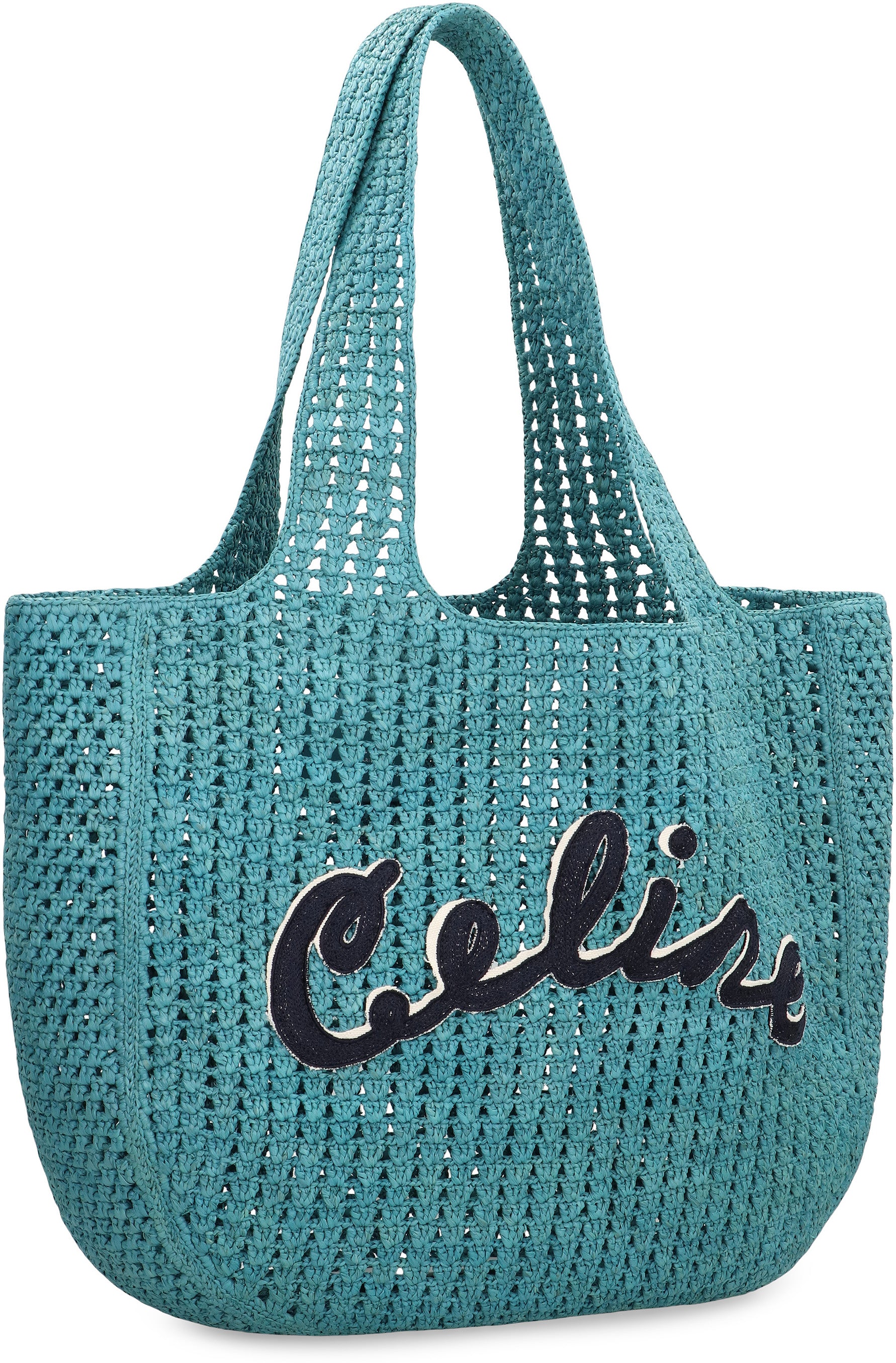 CELINE Spacious Hobo Handbag 53x34cm in Raffia