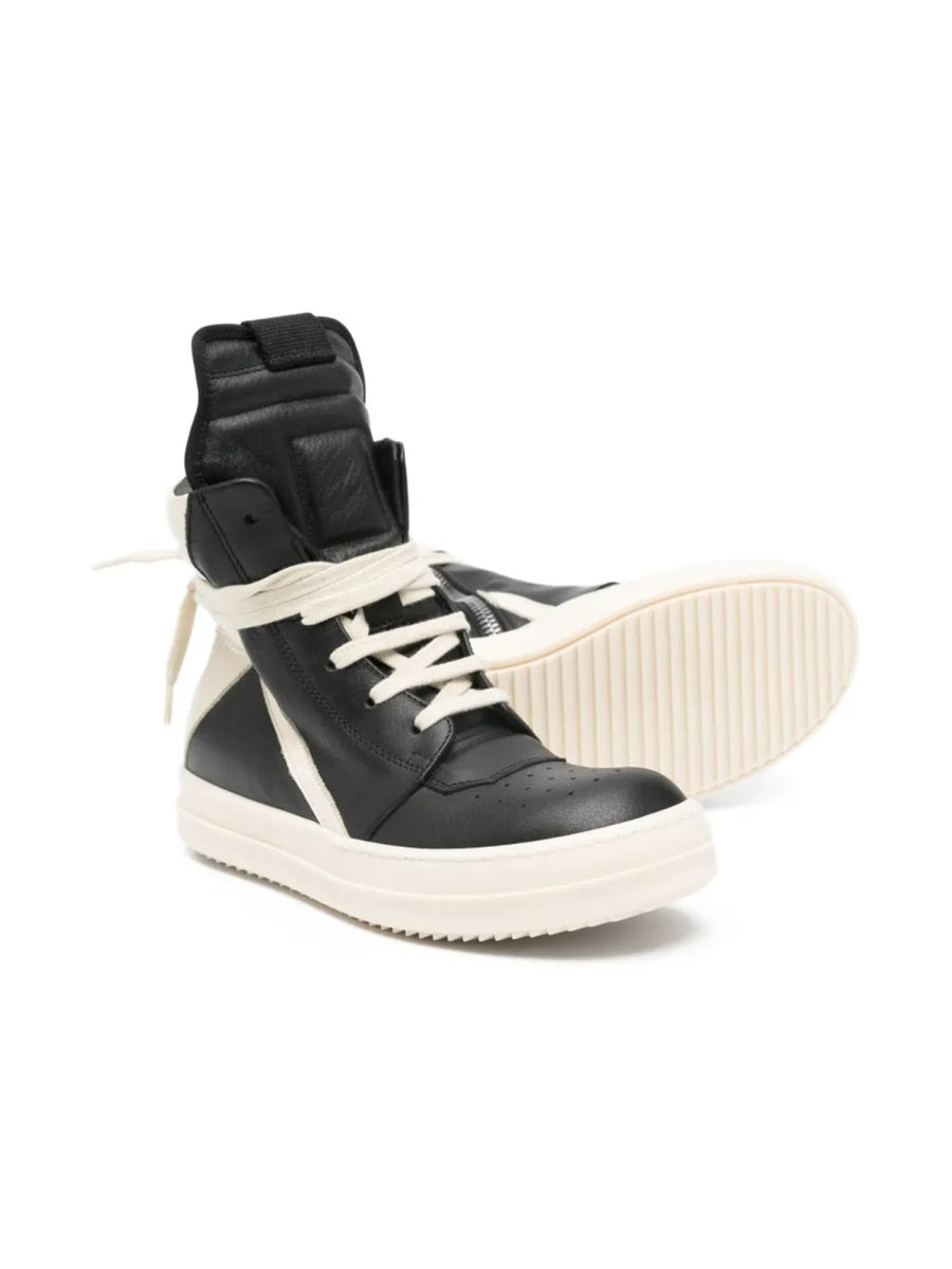 RICK OWENS Mini Geo Basket Sneakers for Kids