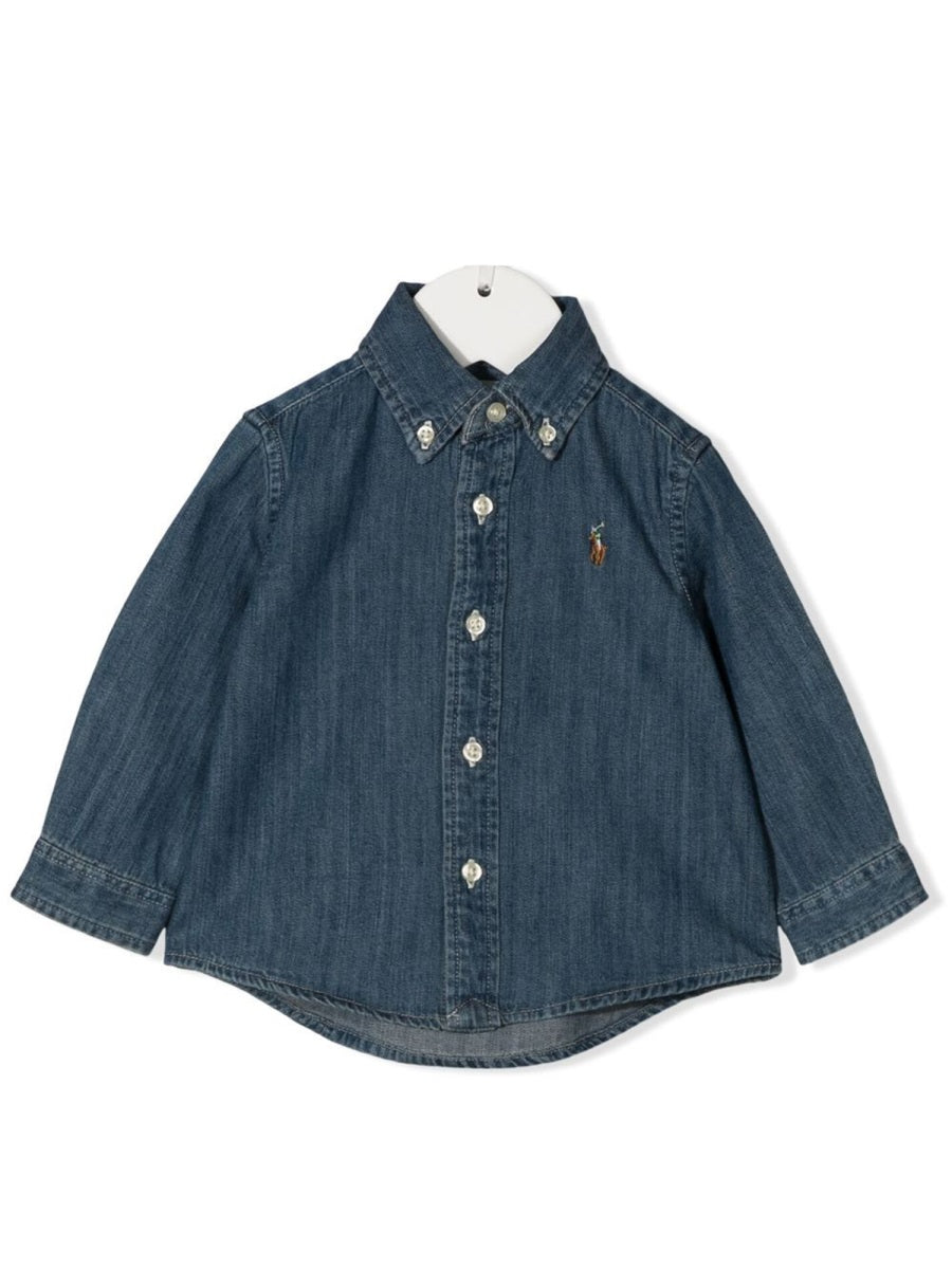 POLO RALPH LAUREN Mini Long Sleeve Button-Down Shirt for Boys