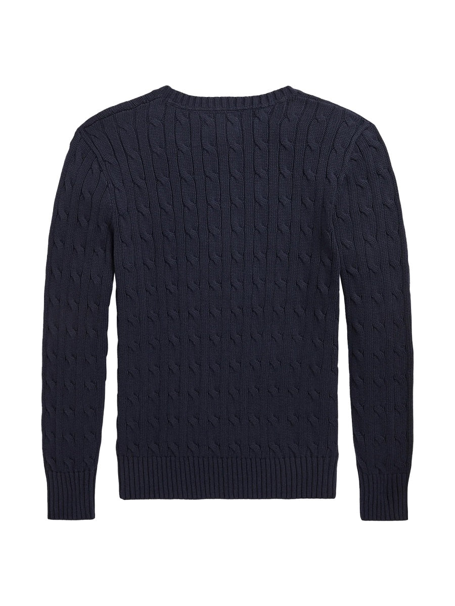 POLO RALPH LAUREN Boys' Mini Cable Knit Long Sleeve Sweater