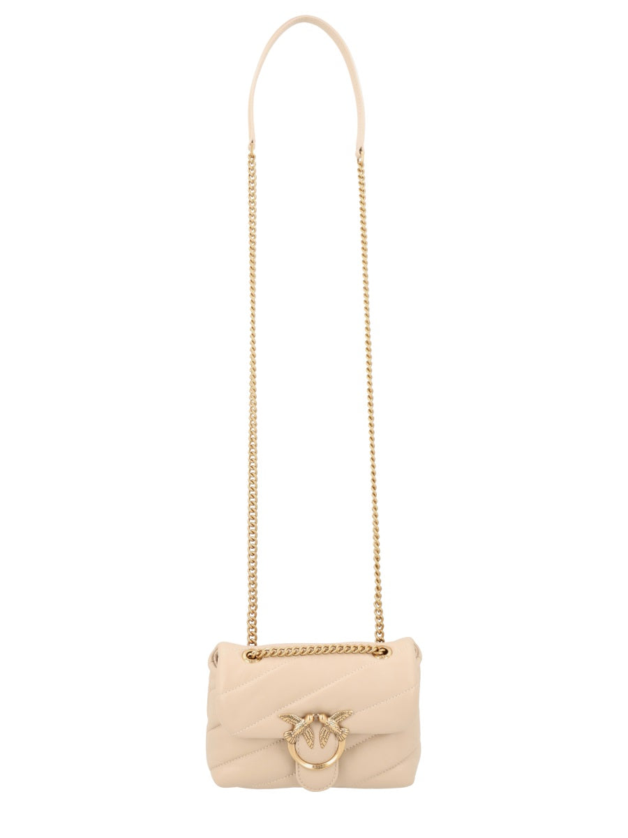 PINKO Chic Leather Mini Shoulder Bag