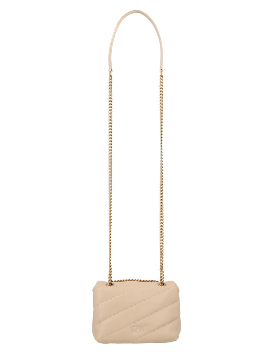 PINKO Chic Leather Mini Shoulder Bag