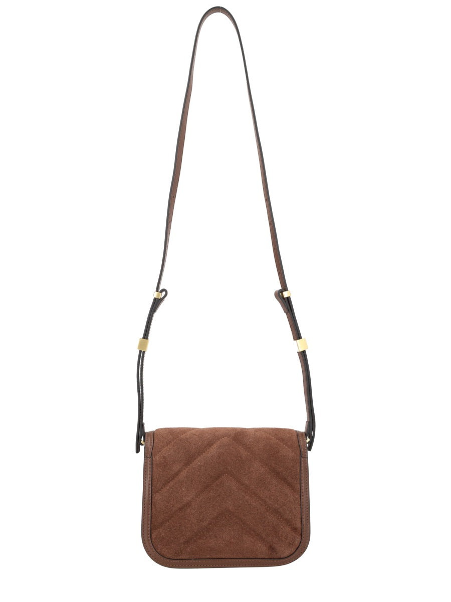 PINKO Textured Leather Shoulder Bag