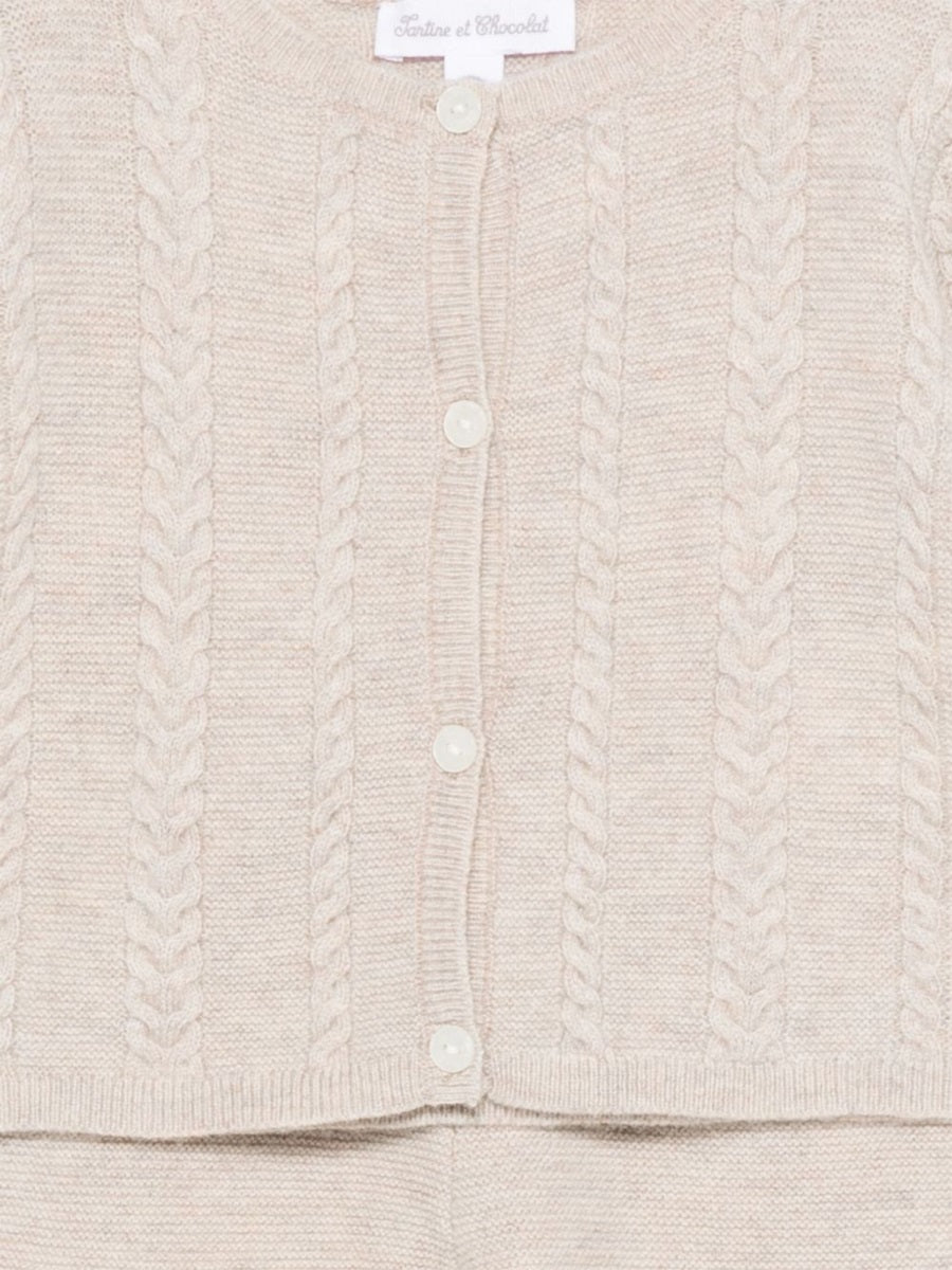 TARTINE ET CHOCOLAT Mini T-Shirt and Pants Set for Girls