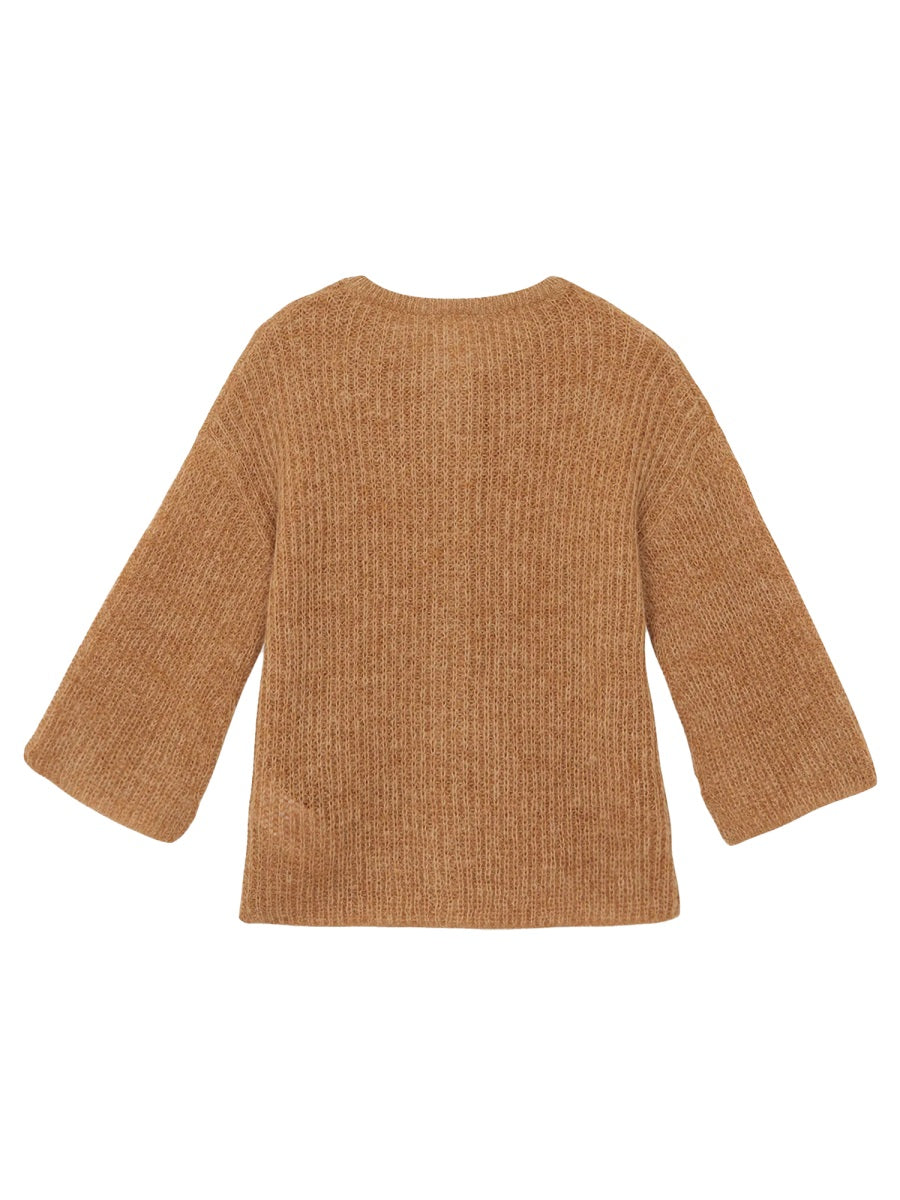 BONTON Mini Girls' Cozy Knit Sweater