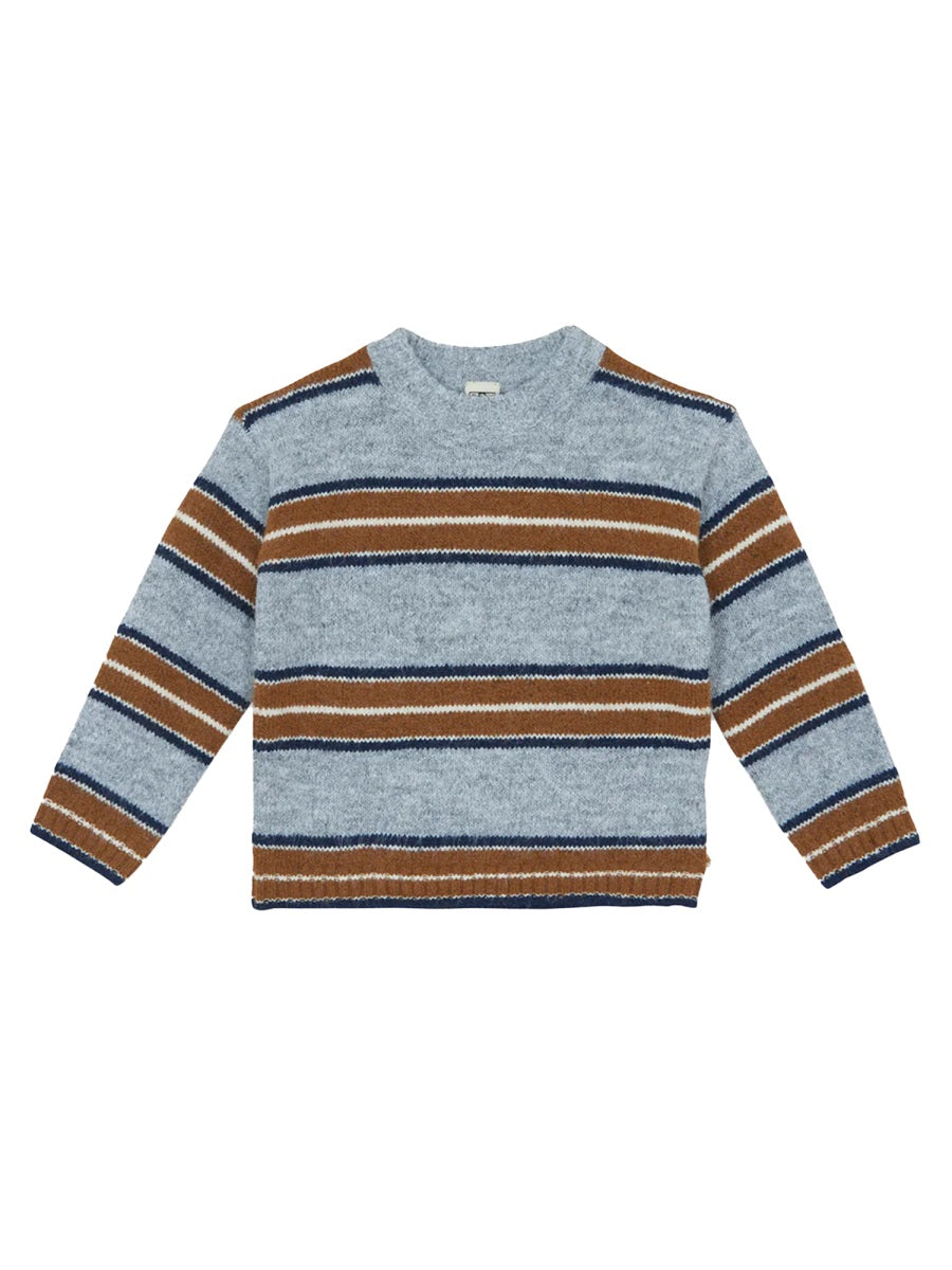 BONTON Mini Stripes Sweater for Girls