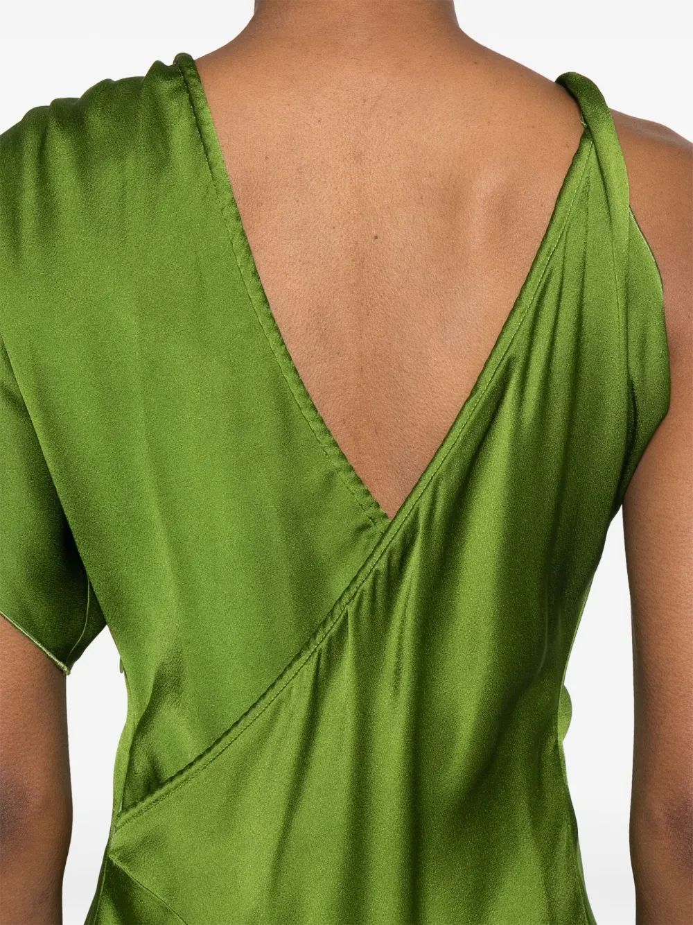 VICTORIA BECKHAM Asymmetric One Sleeve Mini Dress