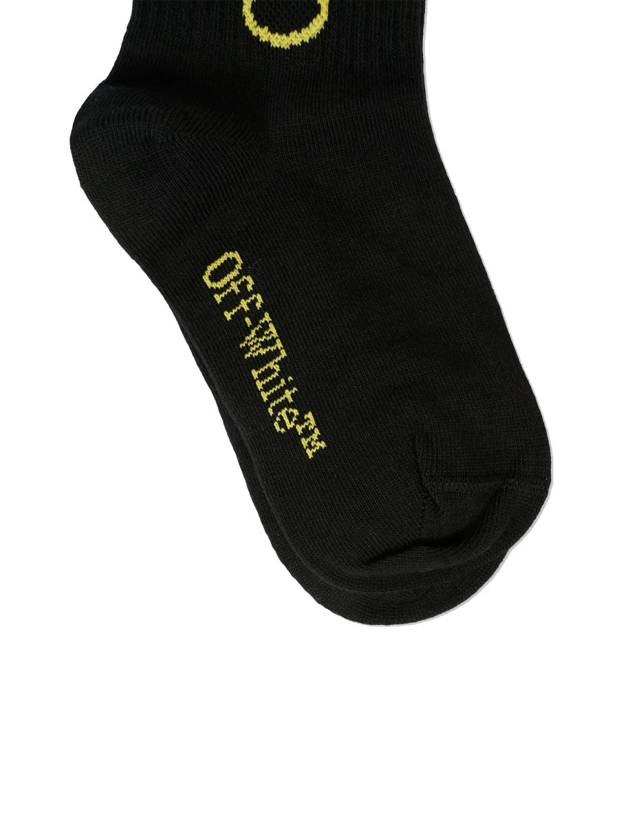 OFF-WHITE Logo Socks for Boys - FW25 Collection
