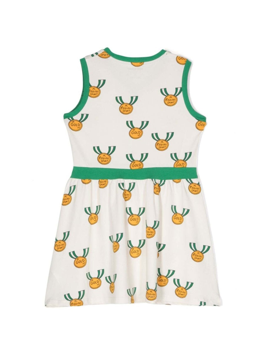 MINI RODINI Mini Organic Cotton Medals Dress - Baby