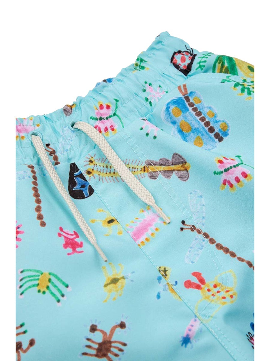 BOBO CHOSES Mini Funny Insect Boys' Bermuda Swimsuit