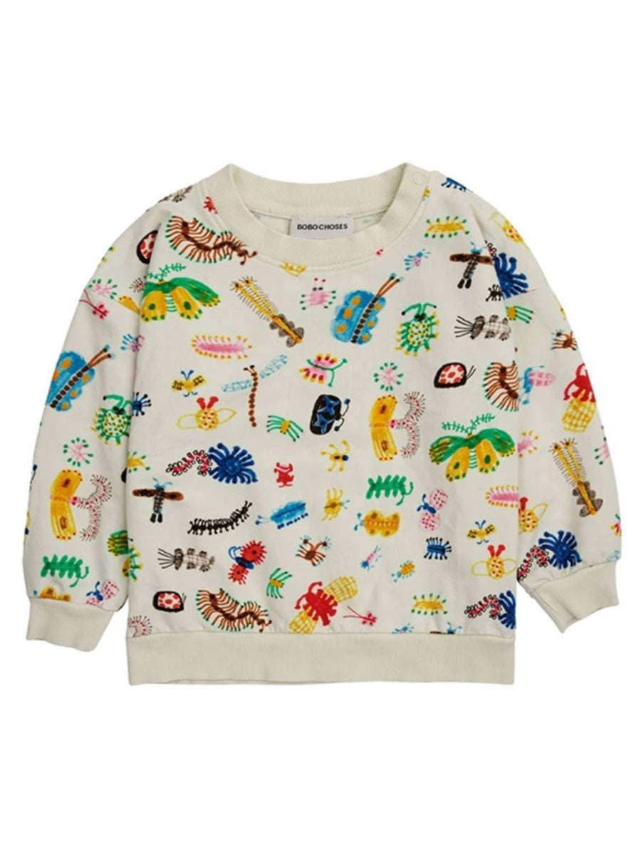 BOBO CHOSES Organic Cotton Mini Sweatshirt for Babies