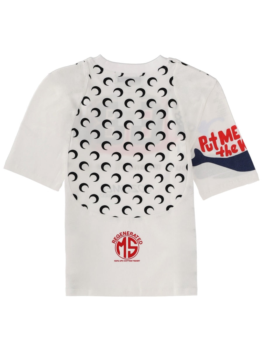 MARINE SERRE Women's Cotton T-Shirt