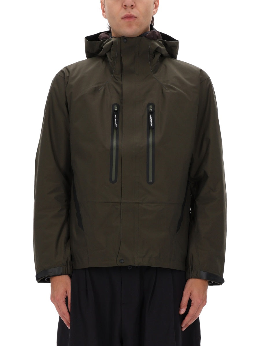AND WANDER Men's Rain Jacket - Size L
